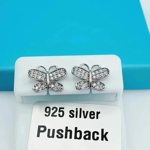 "925 Sterling Silver CZ Beautiful Earrings for Women, 1USPAR4180 - Picture 3 of 10